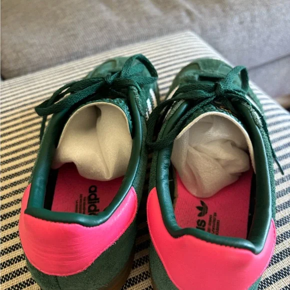 Adidas Gazelle Collegiate Green and Pink - Picture 5 of 9